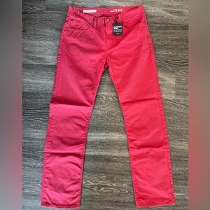 Gap 1969 - Men’s Red Dress Pants, Slim Fit, 31x30 *NEW*